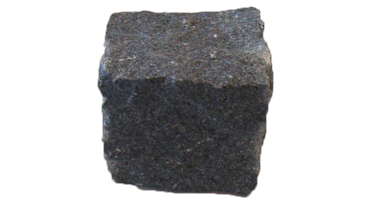 Black Stone cobbles for pavestone