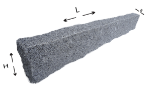 Granit Randsteine ​​geknackt - Maßnahmen